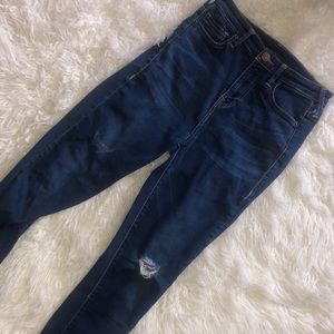 True Religion ultra high rise skinny jeans